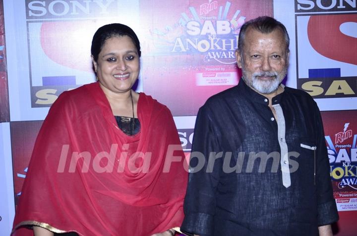 Supriya Pathak and Pankaj Kapoor at SAB Ke Anokhe Awards