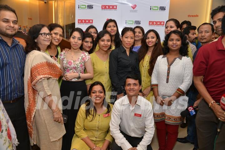 Mary Kom at The Hab promoted by Usha International