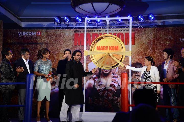 Sanjay Leela Bhansali and Mary Kom unviel the Music at the Launch