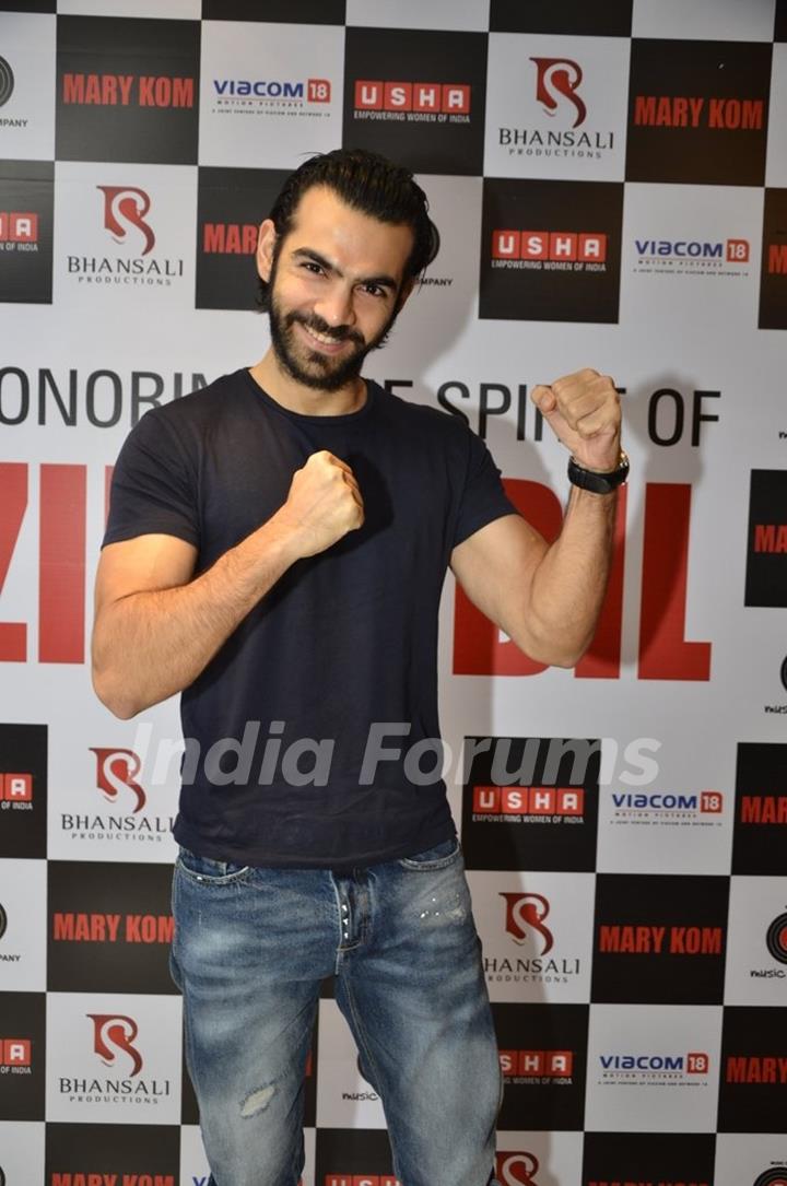 Karan V Grover was at the Music Launch of Mary Kom