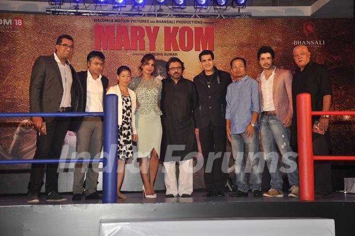 The Cast at the Music Launch of Mary Kom