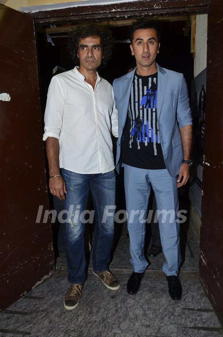 Ranbir Kapoor and Imtiaz Ali were spotted at the Short Film Festival