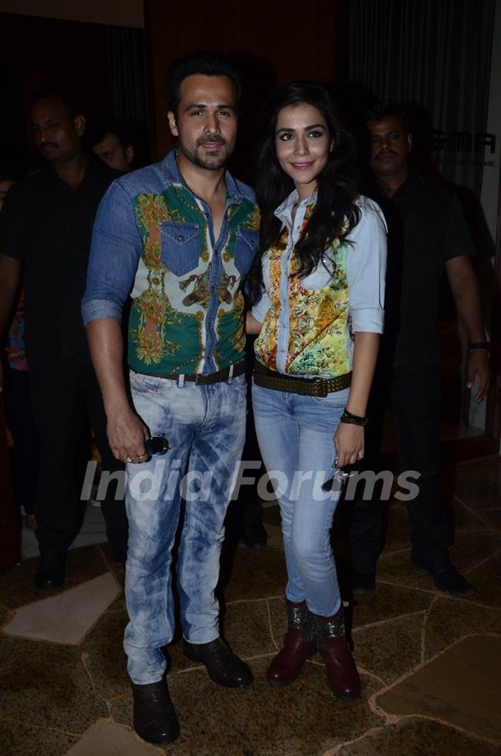 Emraan Hashmi and Humaima Malick at the Promotion of Raja Natwarlal