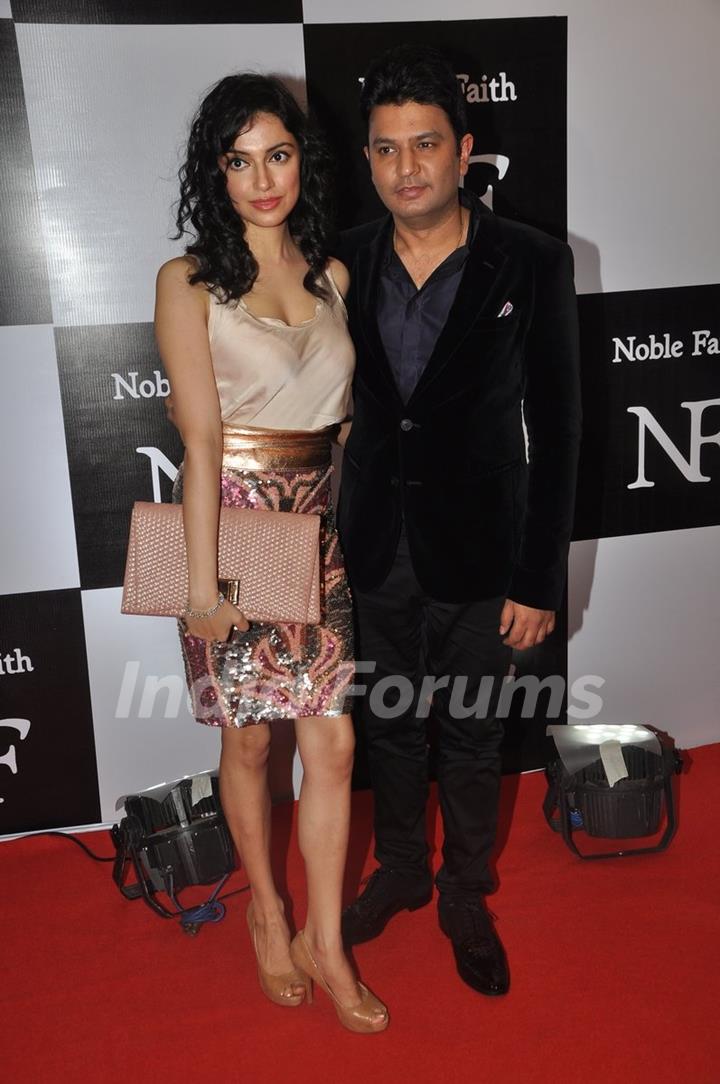 Bhushan Kumar with wife Divya Khosla at the Birthday Bash cum Launch