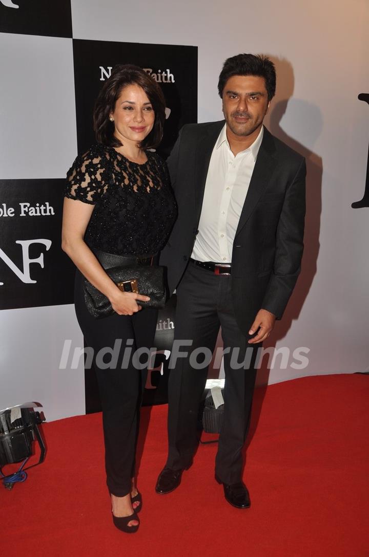 Sameer Soni with wife Neelam Kothari at the Launch