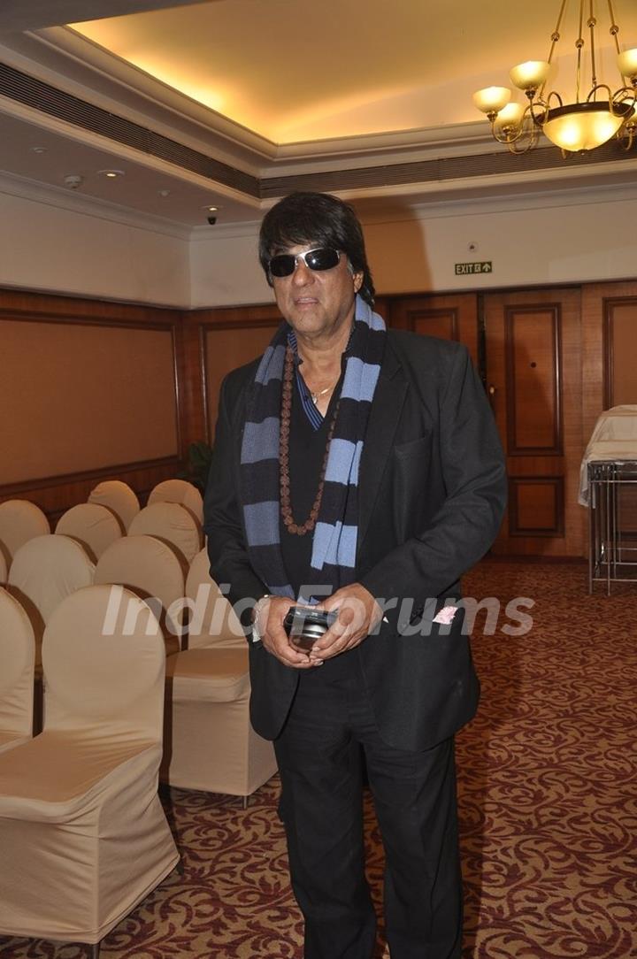 Mukesh Khanna was at the Launch of Star Studded National Anthem by Film Maker Raajeev Walia