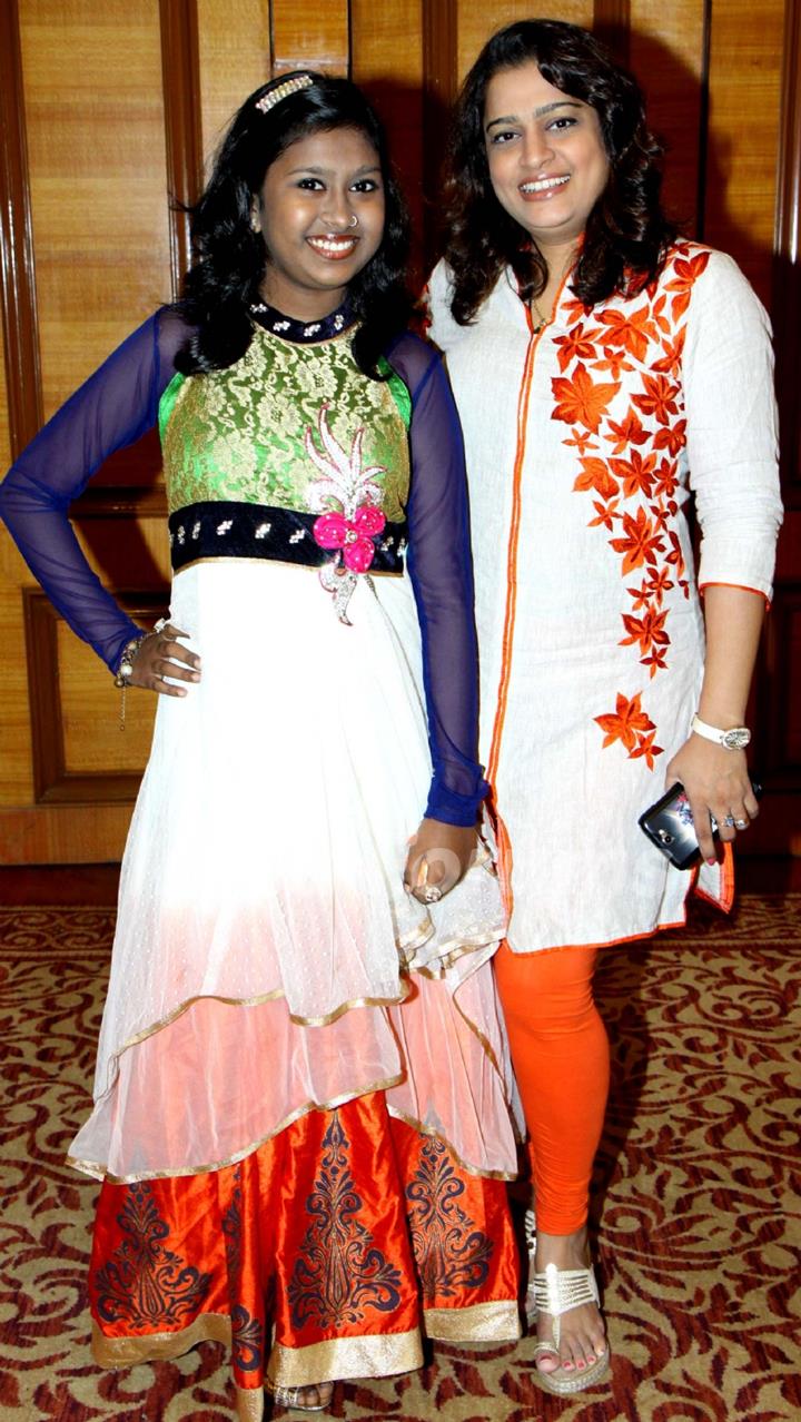 Sanchiti Sakat and Ekta Jain at the Launch of Star Studded National Anthem