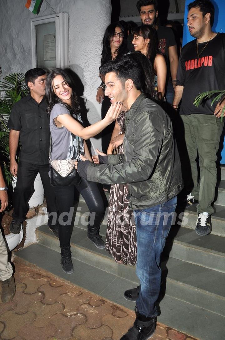 Celebs at the Wrap Up Party of Badlapur