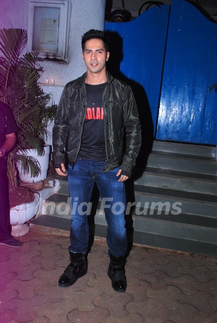 Varun Dhawan at the Wrap Up Party of Badlapur