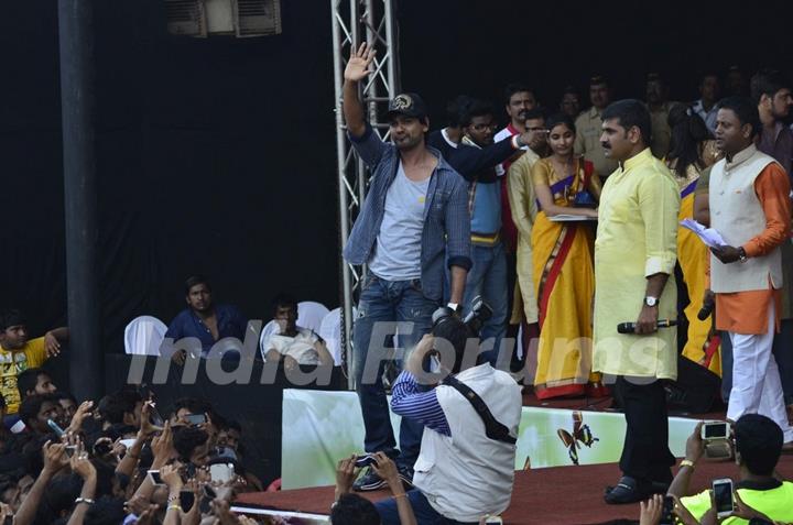 Nikhil Dwivedi was at the Dahi Handi Celebration in Mumbai