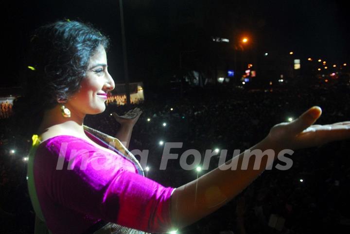 Vidya Balan was at the Dahi Handi Celebration in Mumbai