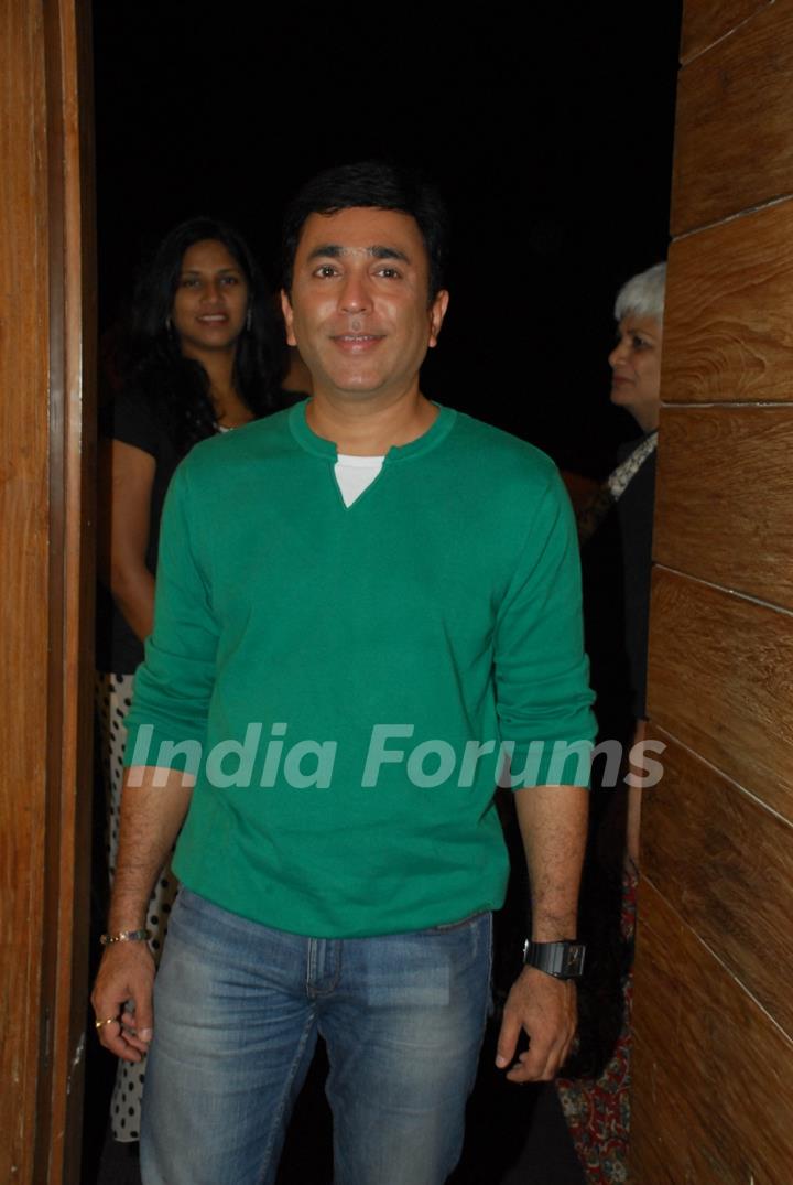 Pushkar Shrotri was at the Success Bash of Poshter Boyz