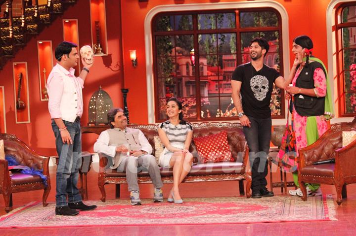 Cast of Haider on Comedy Nights With Kapil