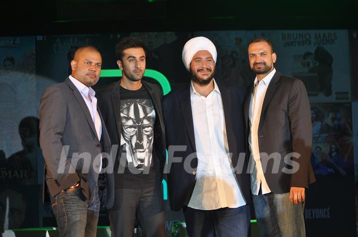 Ranbir Kapoor was at the Endorsement Launch of Saavn in India