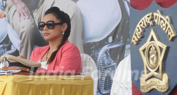 Rani Mukherjee snapped at the Felicitation ceremony of Mumbai Police