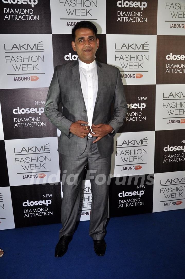 Ravi Kissen at Lakme Fashion Week Winter/ Festive 2014 Day 2