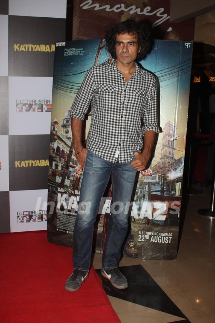 Imtiaz Ali was at the Special Screening of Katiyabaaz