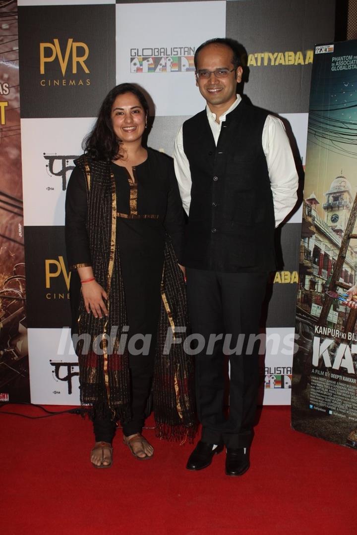 Deepti Kakkar and Fahad Mustafa at the Special Screening of Katiyabaaz