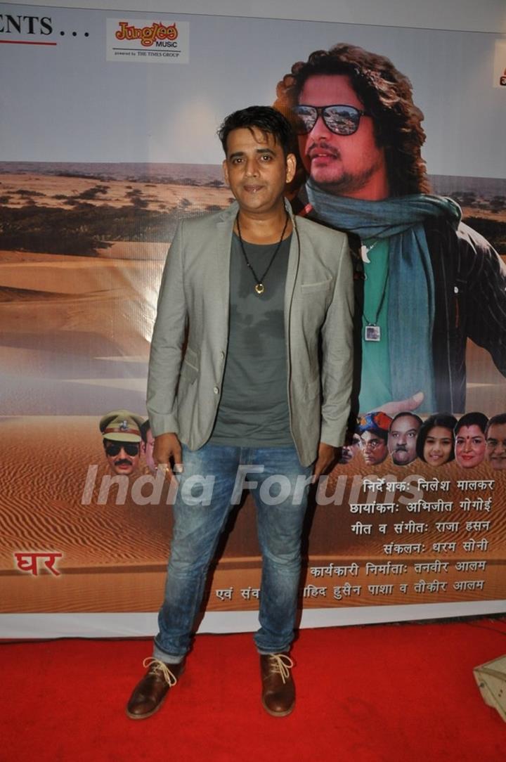 Ravi Kissen poses for the media at the Album Launch of Marudhar