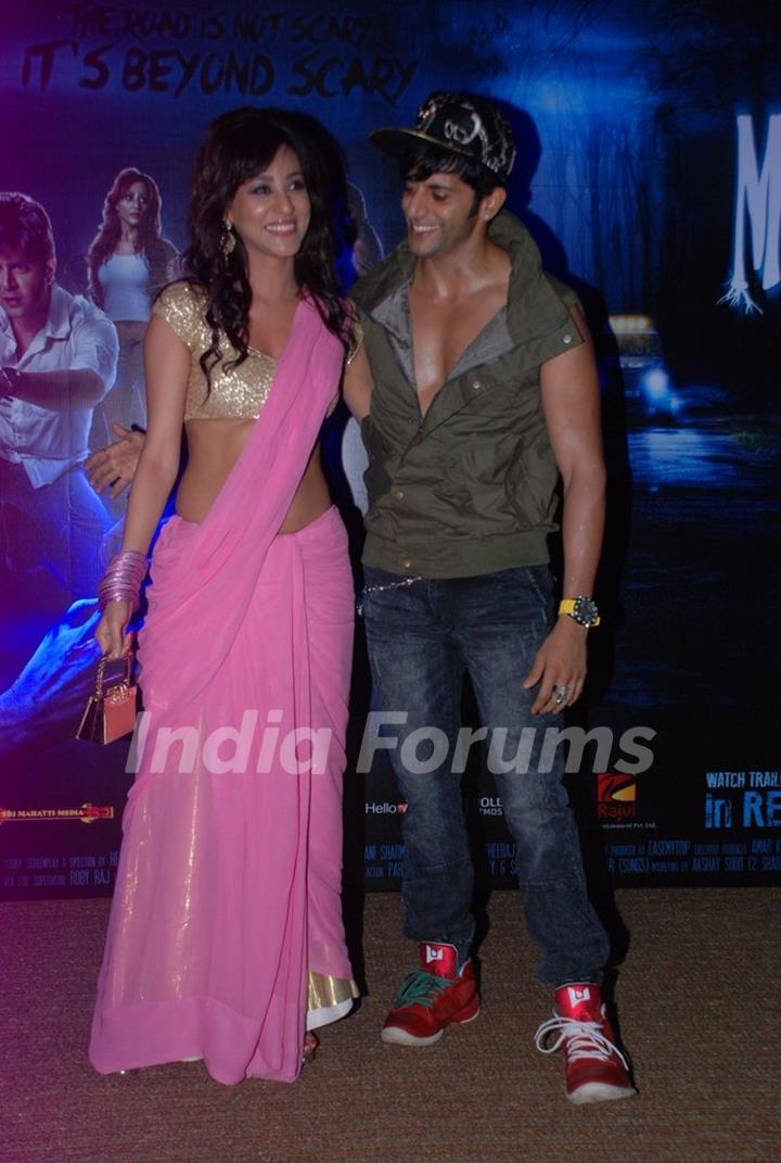 Karnvir Bohra and Vedita Pratap Singh at the Music Launch of Movie 'Mumbai 125 Kms'