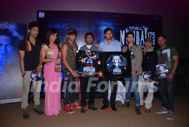 The Cast at the Music Launch of Movie 'Mumbai 125 Kms'