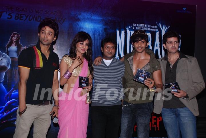 The Cast at the Music Launch of Movie 'Mumbai 125 Kms'