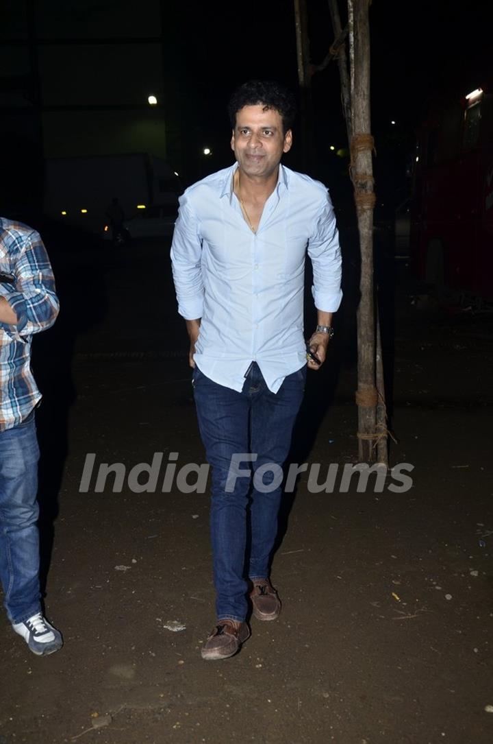 Manoj Bajpai was at the Launch of Sanjay Kapoor's Movie 'Tevar'