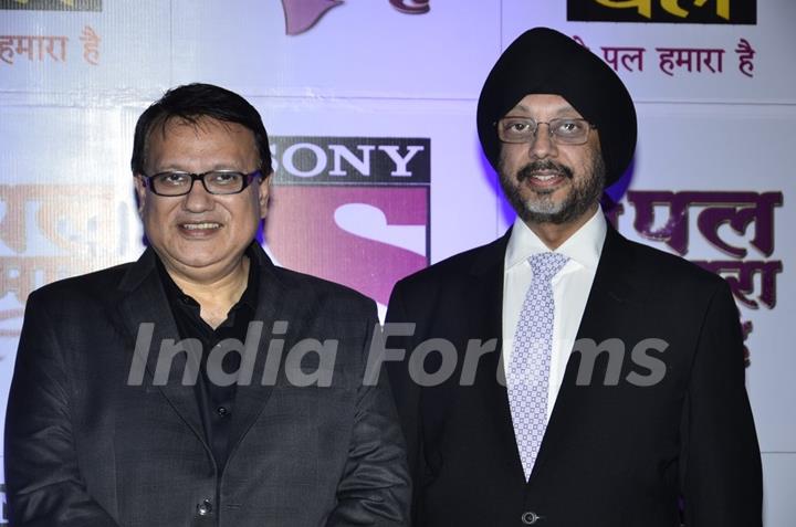 Anuj Kapoor and N P Singh at the Red Carpet of Sony Pal Channel