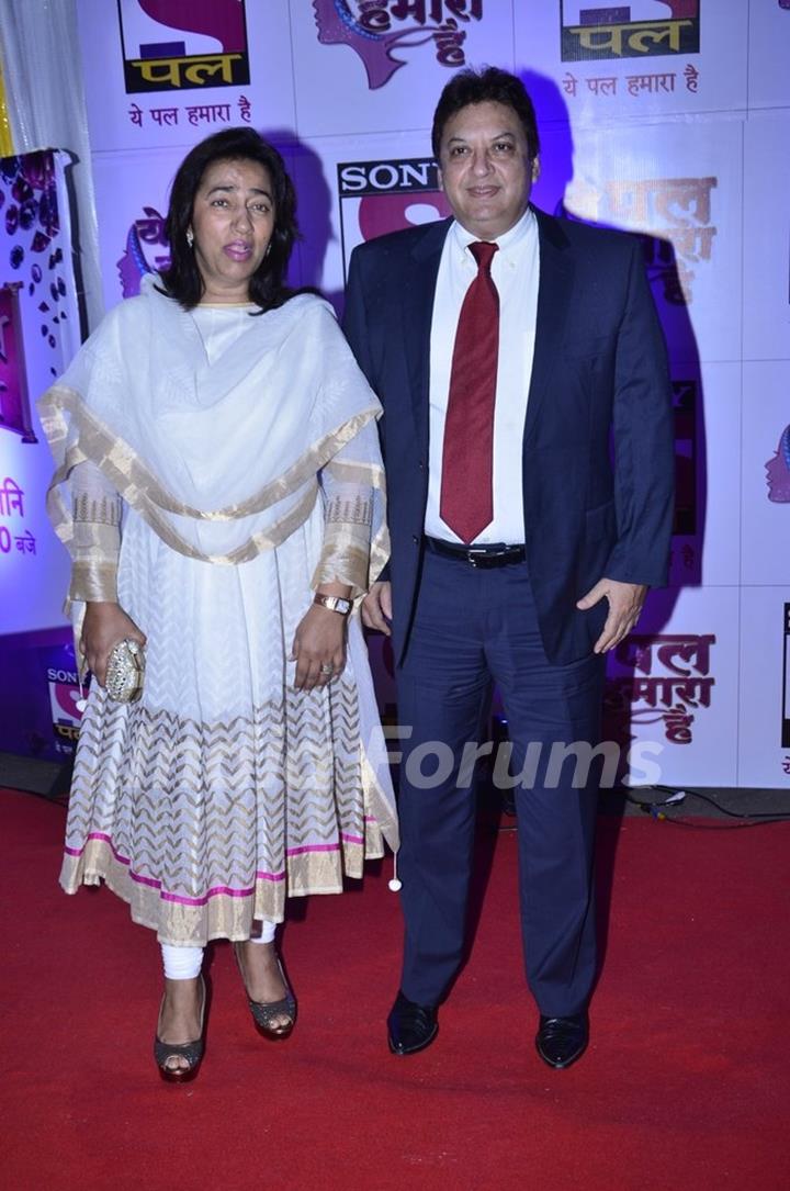 Shashi Ranjan and Anu Ranjan at the Red Carpet of Sony Pal Channel