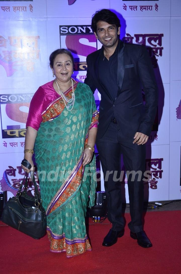 Rahul Sharma and Farida Dadi at the Red Carpet of Sony Pal Channel