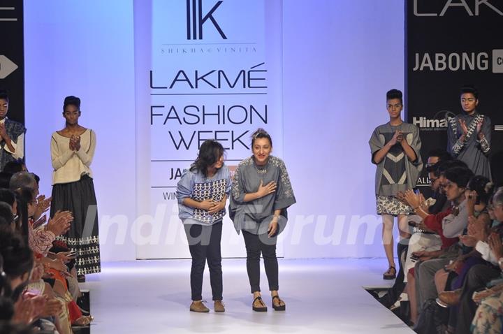 Shikha & Vinita showcase their collection, Ilk, at the Lakme Fashion Week Winter/ Festive 2014 Day 4