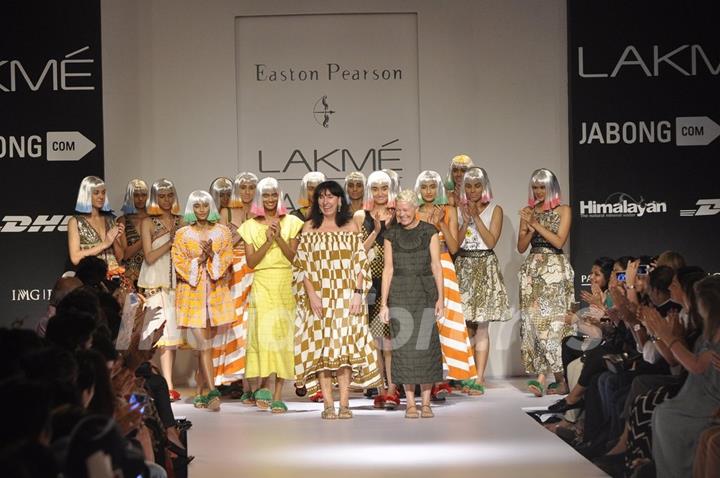 Easton Pearson showcase their collection at the Lakme Fashion Week Winter/ Festive 2014 Day 4