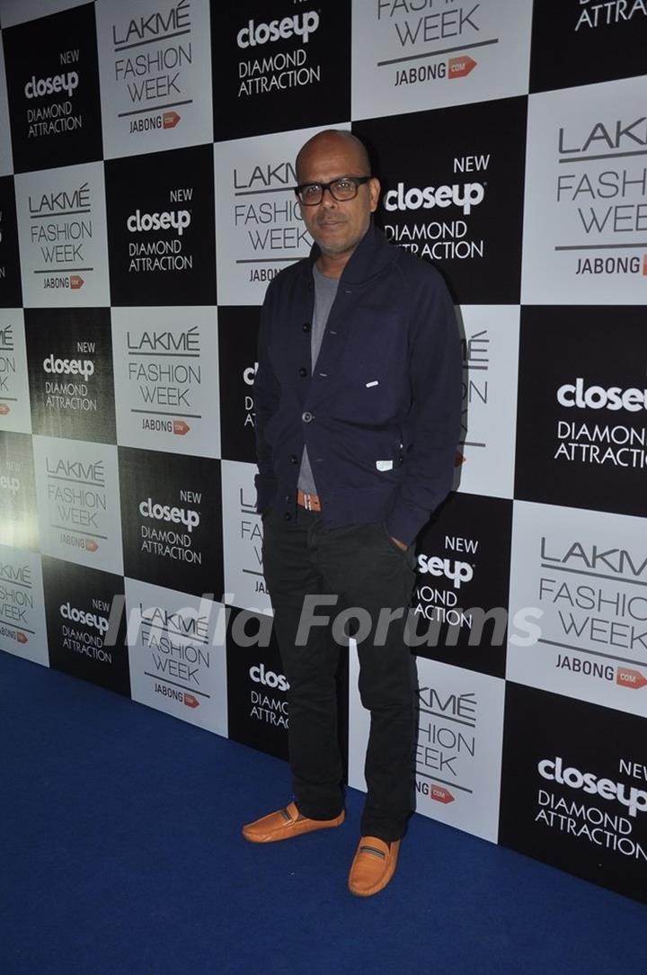 Narendra Kumar was at the Lakme Fashion Week Winter/ Festive 2014 Day 4