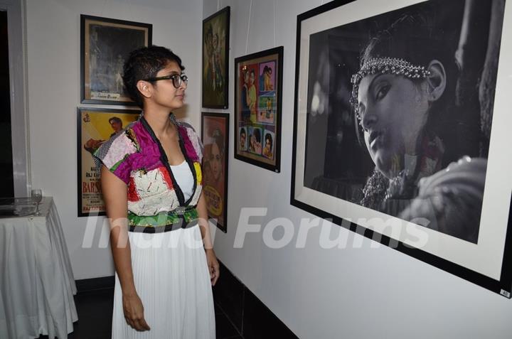 Kiran Rao was seen cheking around the Exhibition of Vintage Film items