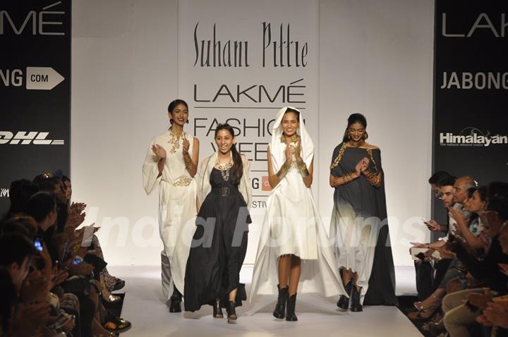 Suhani Pittie showcases her collection at the Lakme Fashion Week Winter/ Festive 2014 Day 5