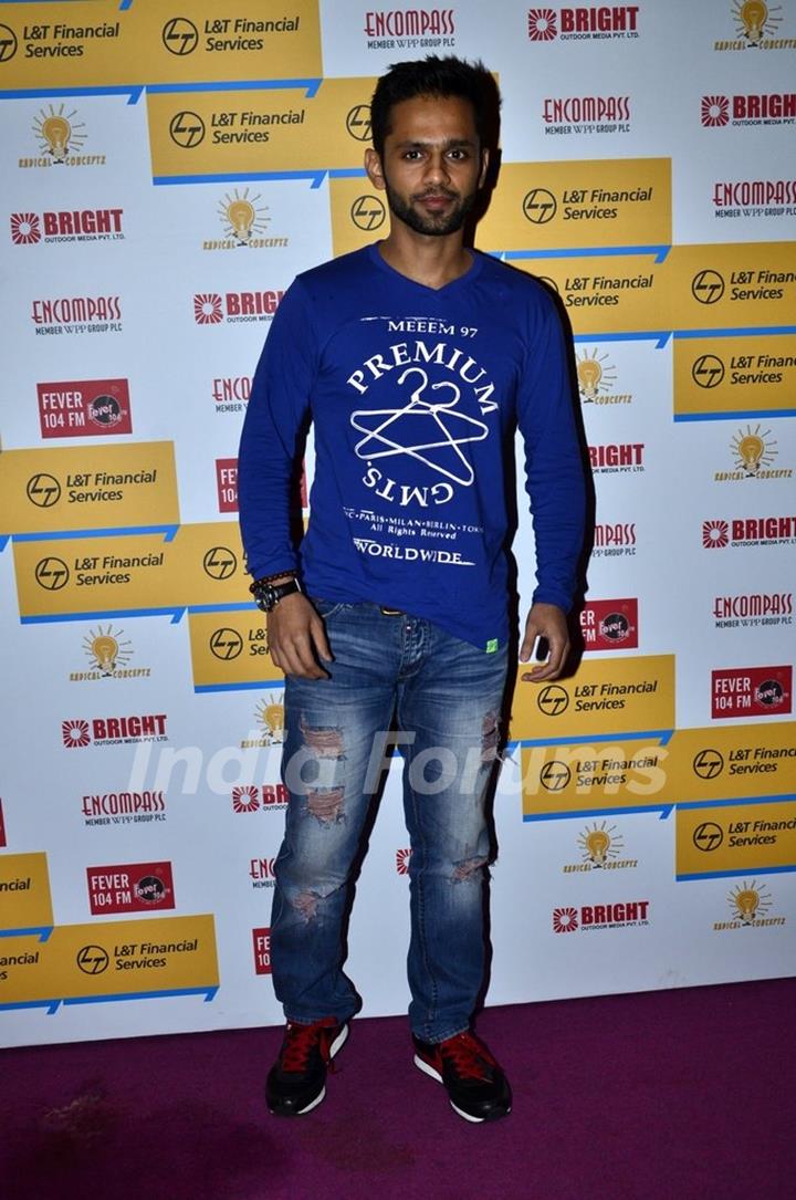 Rahul Vaidya was at Shaan's Live Concert