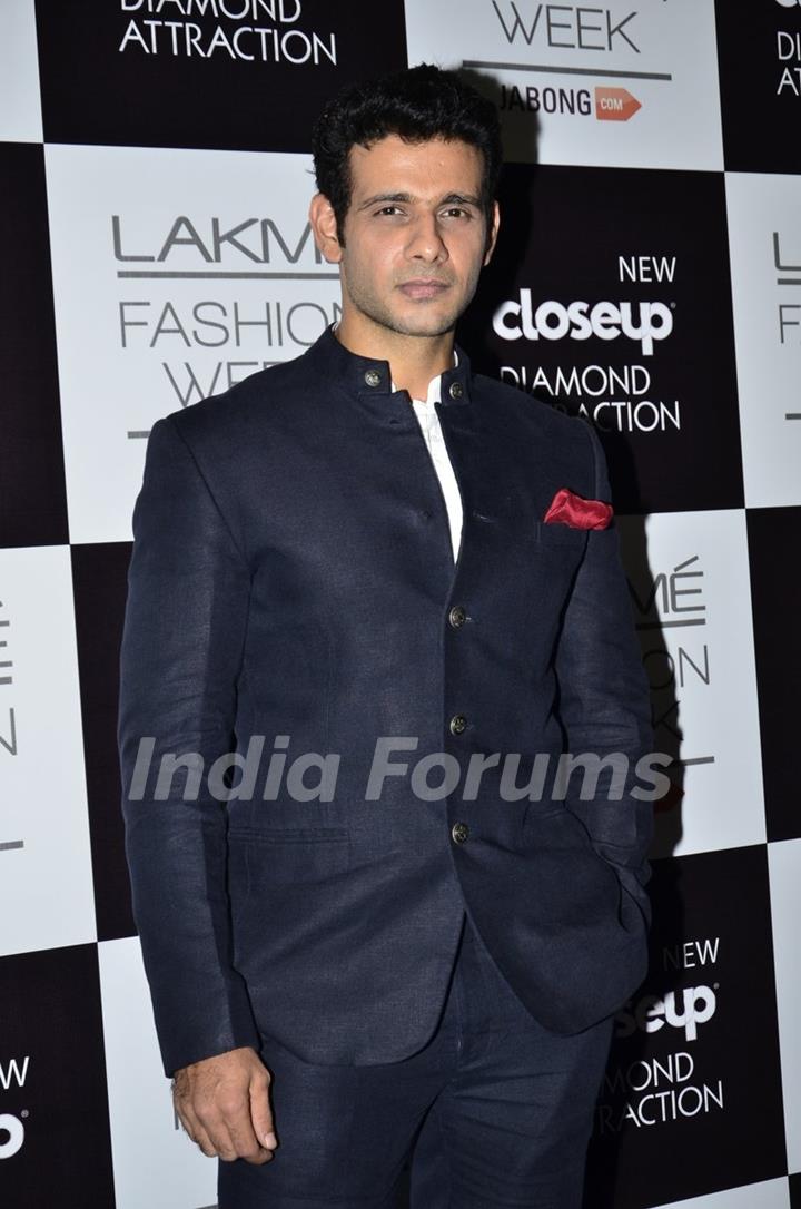 Viraf Phiroz Patel was seen at the Lakme Fashion Week Winter/ Festive 2014 Day 6