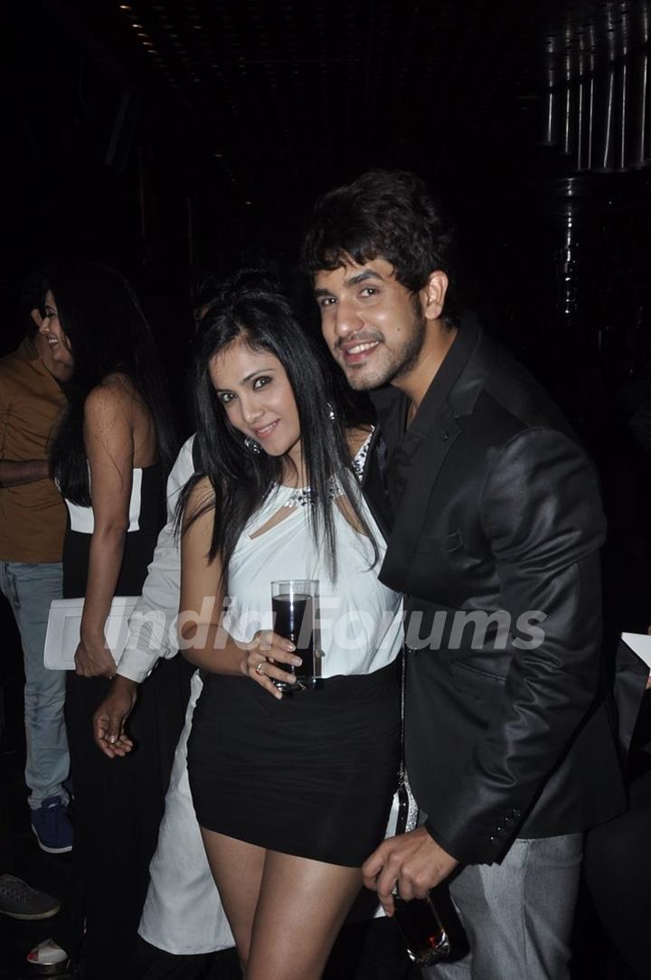 Shilpa Anand poses with Suyyash Rai at the Album Launch of Khushnuma