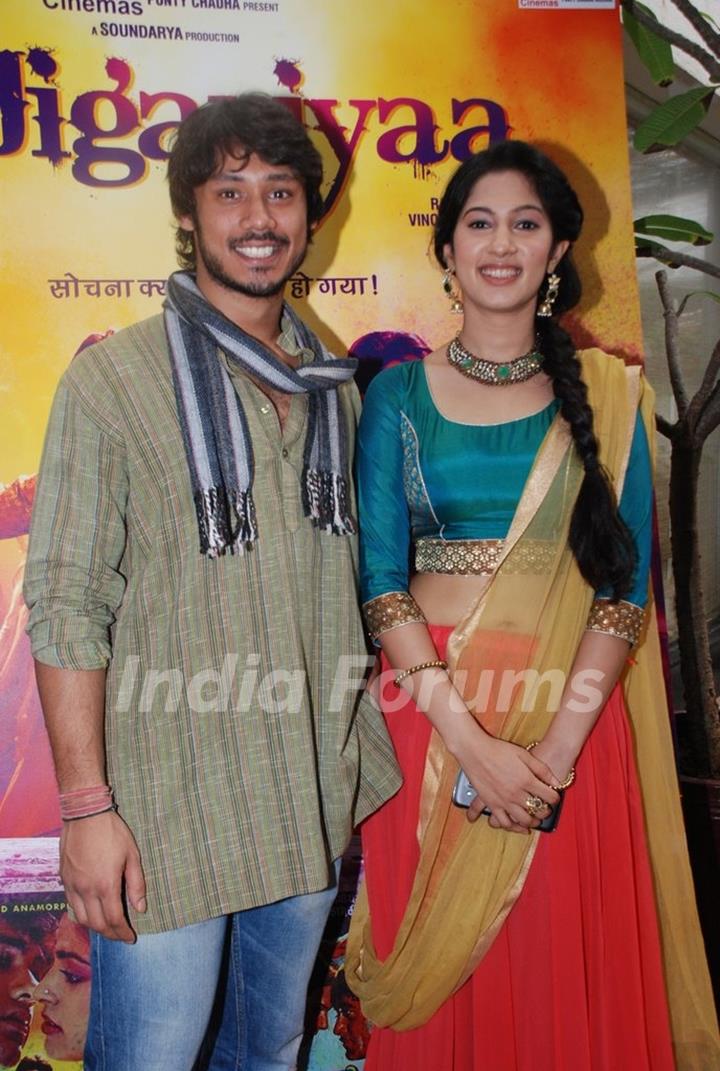 Harshvardhan Deo and Cherry Mardia were seen at the Trailer Launch of Jigariyaa