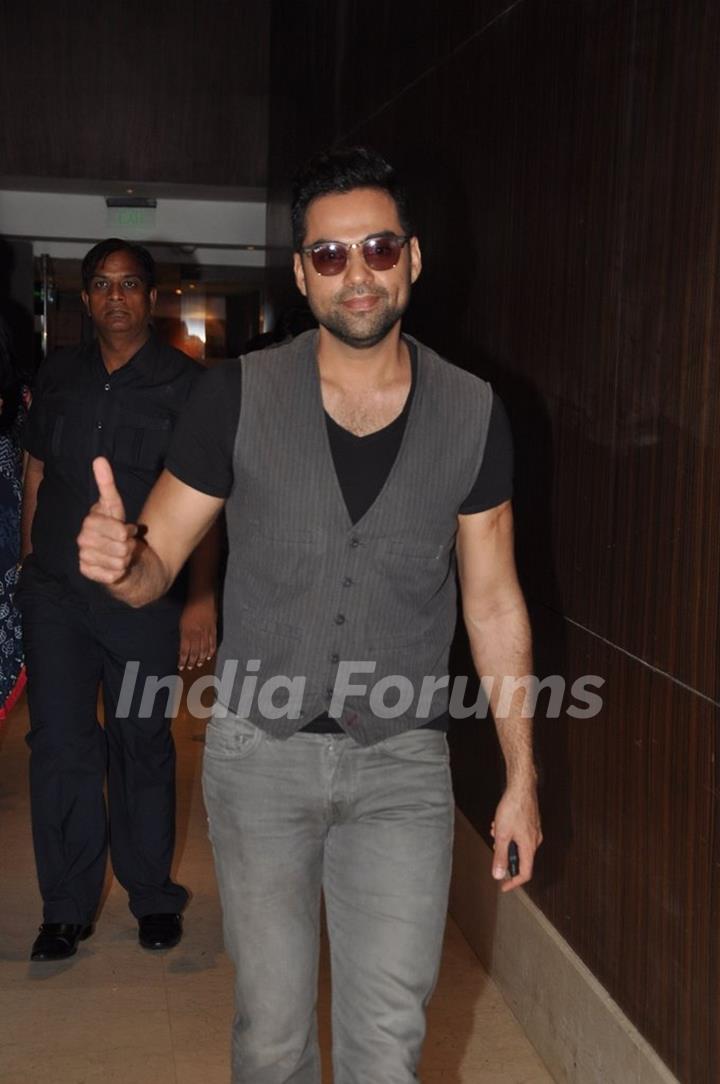 Abhay Deol poses for the camera at the Channel V Panel Discussion on Juvenile Justice Bill