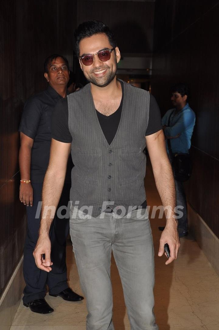 Abhay Deol poses for the camera at the Channel V Panel Discussion on Juvenile Justice Bill