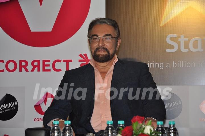 Kabir Bedi was snapped at the Channel V Panel Discussion on Juvenile Justice Bill