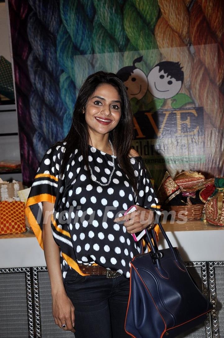 Madhoo poses for the camera at Power Women Fiesta