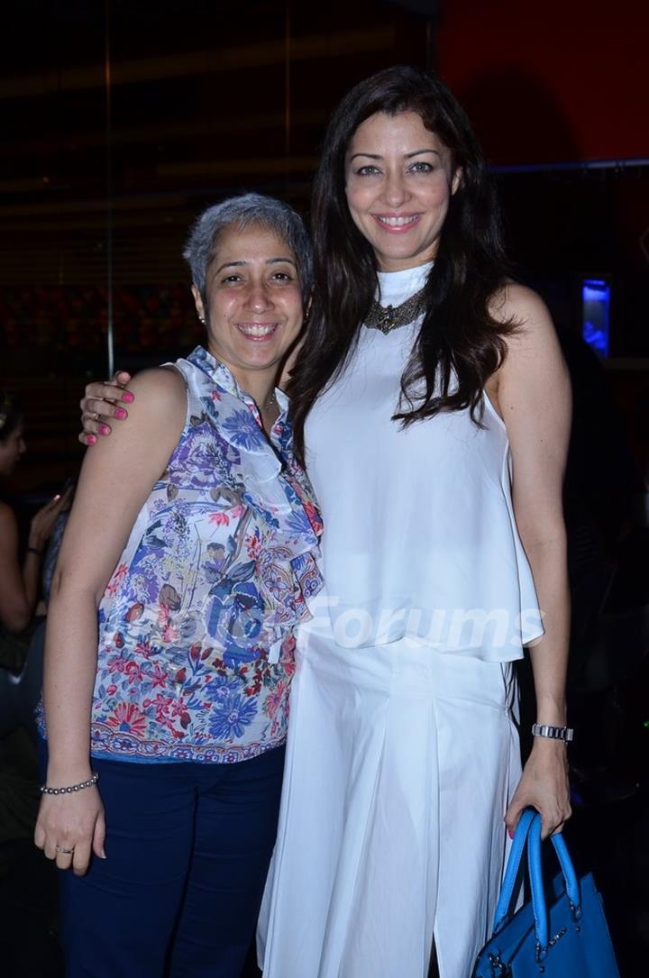 Aditi Gowitrikar poses with a friend at Power Women Fiesta