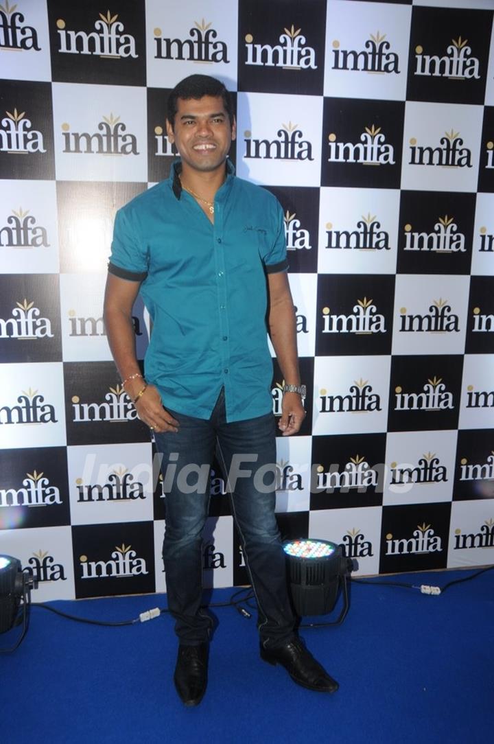 Siddharth Jadhav poses for the media  at IMFAA