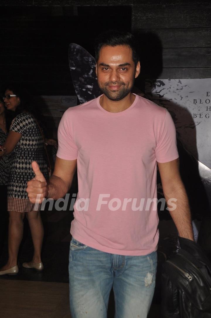 Abhay Deol poses for the media at the Premier of 'Step Up All In'