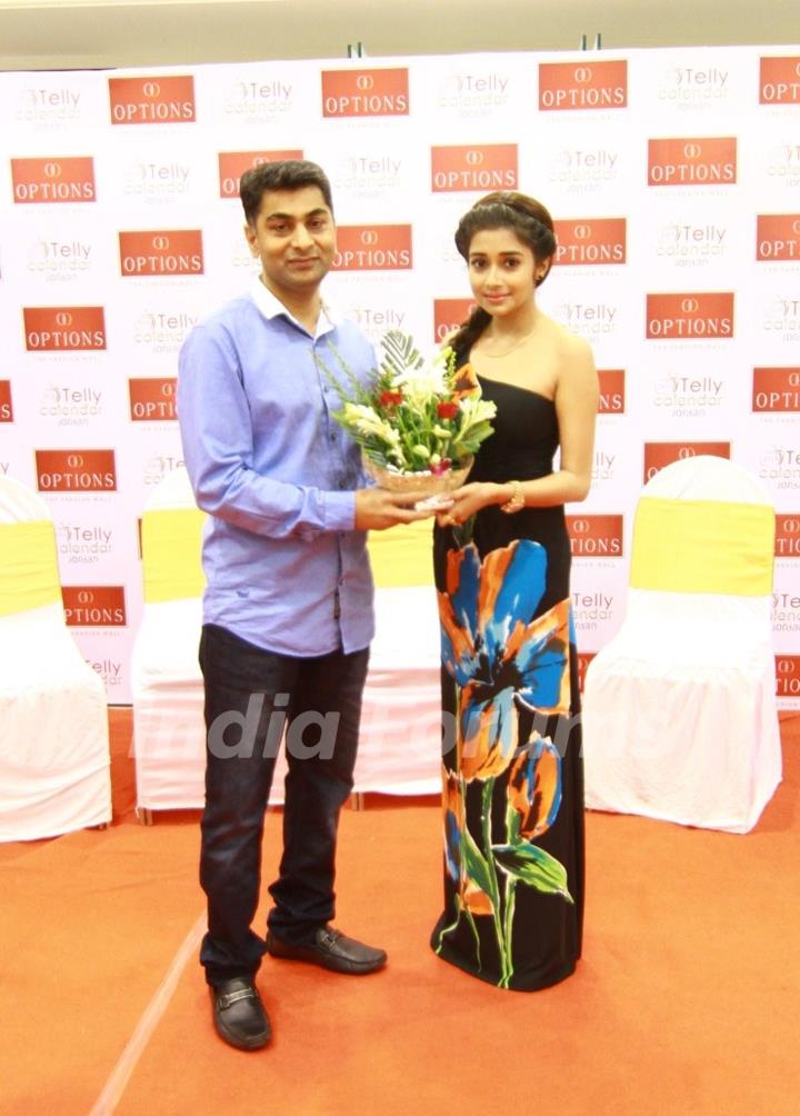 Tina Dutta felicitated at Option's Mall before the Telly Calender shoot in Jordan