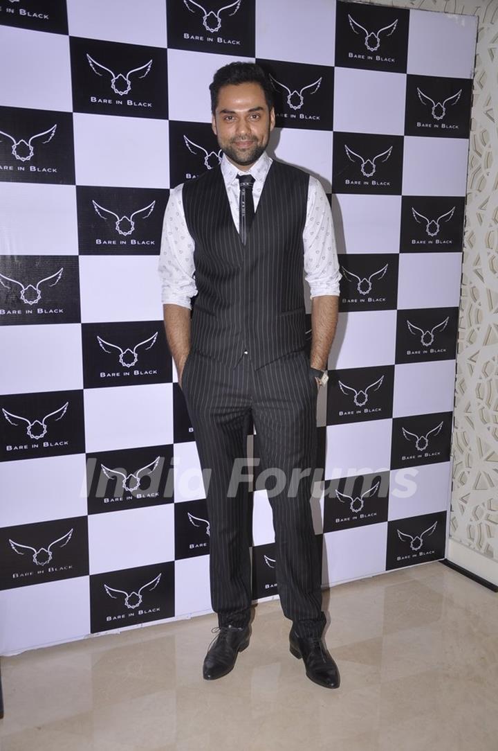 Abhay Deol at the Bare in Black Event