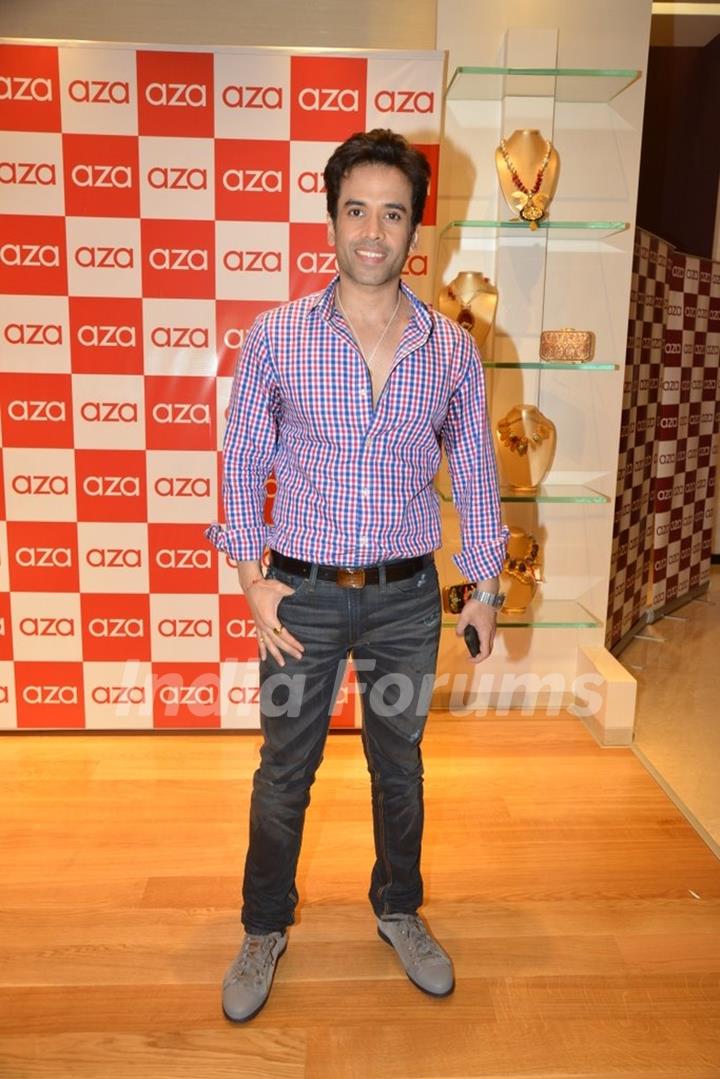 Tusshar Kapoor was seen at the Aza Store Launch