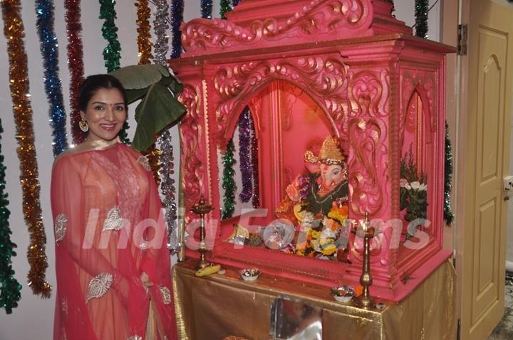 Narmada Ahuja Celebrates Ganesh Chaturthi